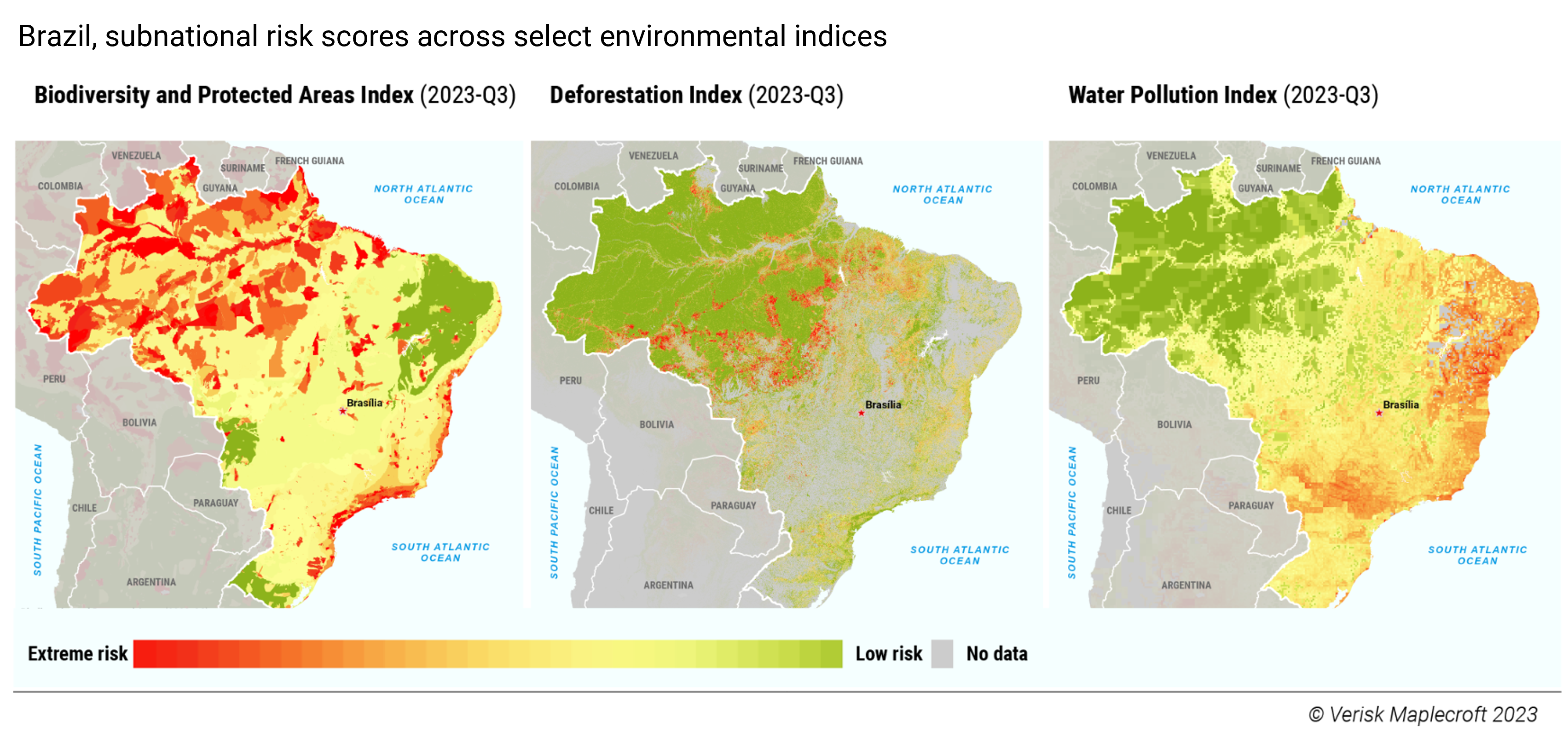 Figure 2: Subnational indices enable screening of assets and operations for exposure to nature-related risks