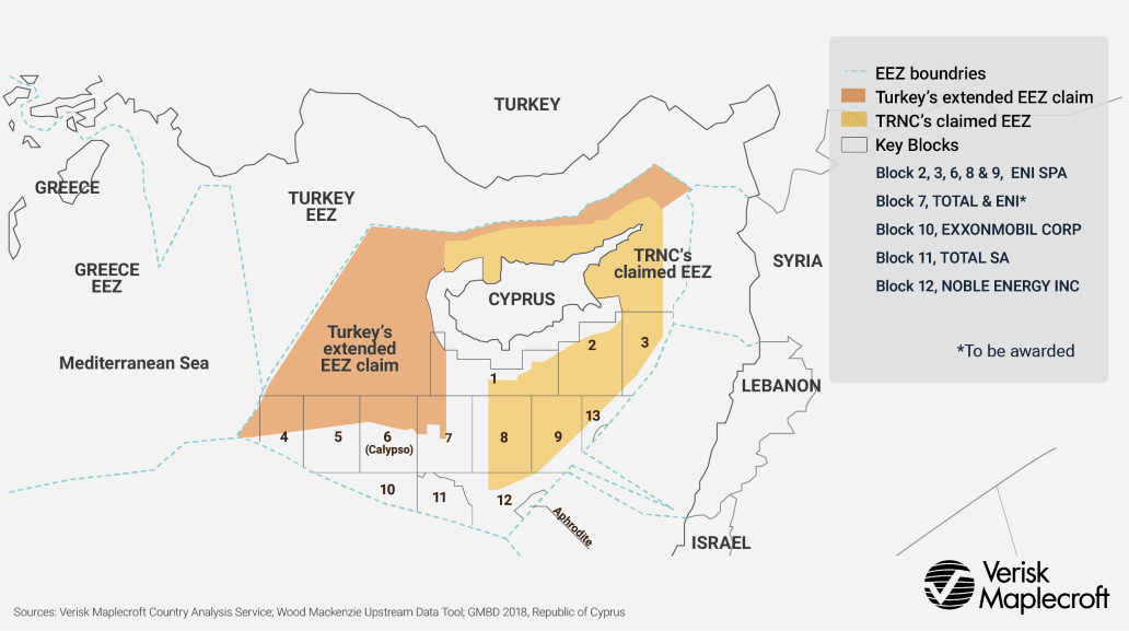 Disruption risk for IOCs boils down to conflicting EEZs